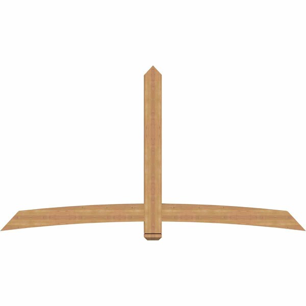 Ekena Millwork Bellingham Timber Gable Bracket, Western Red Cedar, 96"W x 52"H x 3 1/2"D x 5 1/2"F, 13/12 Pitch GBW096X52X0406BEL00SWR - main